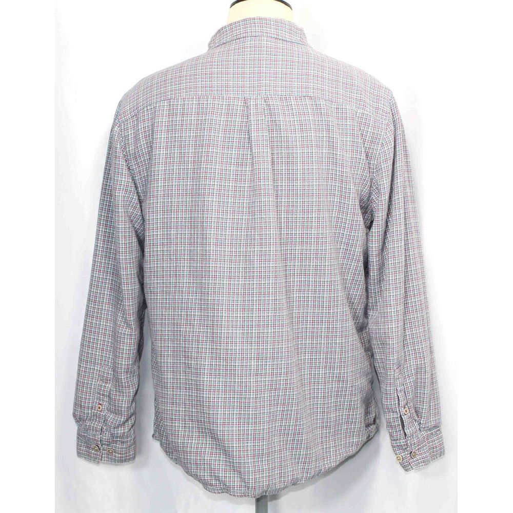 Carbon2Cobalt Check Long Sleeve Button‎ Flannel Shirt 133333 Mens Size Large - Picture 3 of 5
